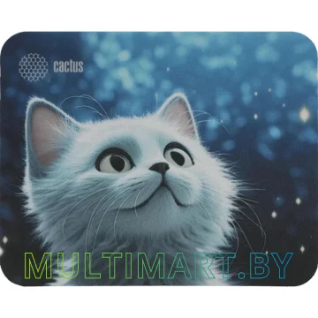Коврик для мыши CACTUS White Cat (CS-MPC-P06XS)